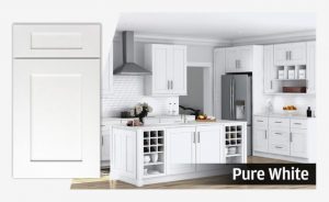 Pure White Kitchen Cabinets