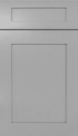 A photo of Lait Grey Shaker kitchen cabinets door