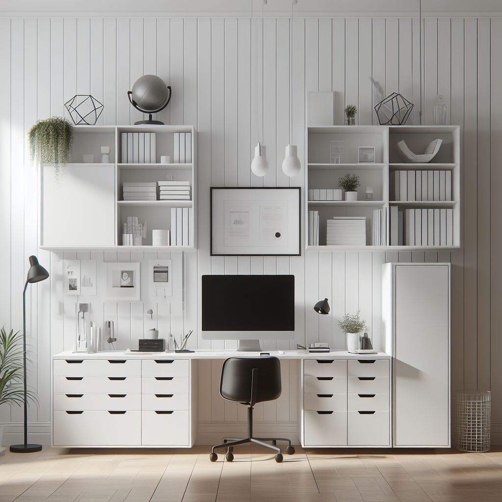 Best white cabinets for your office - At Badger cabinets in Oak, Creek, Milwaukee, Wisconsin