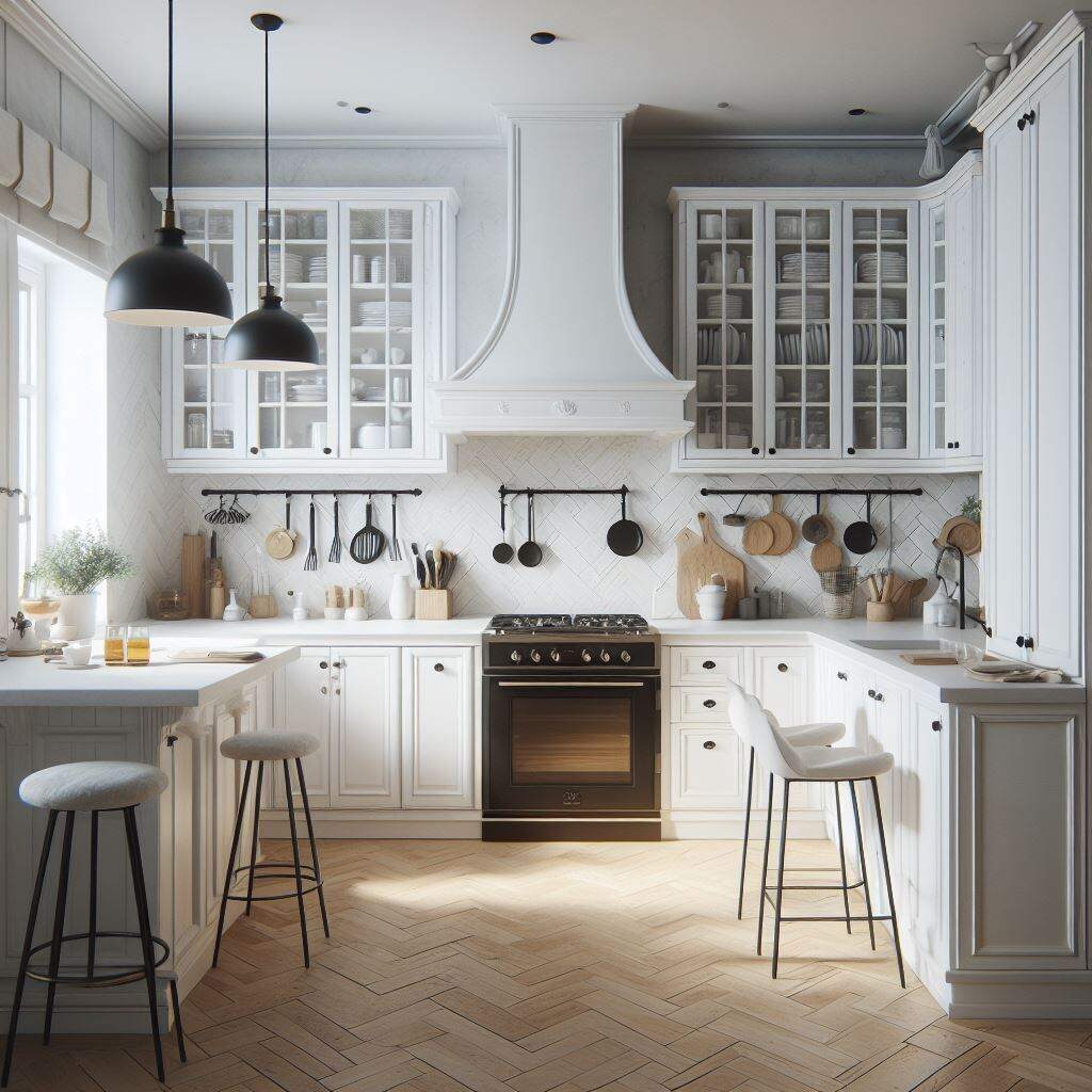 White Cabinets with White Countertops in Oak Creek, Milwaukee, Wisconsin