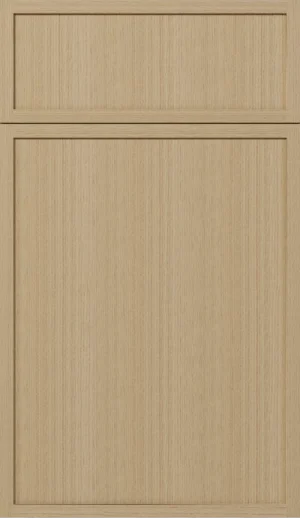Slim White Oak Cabinet