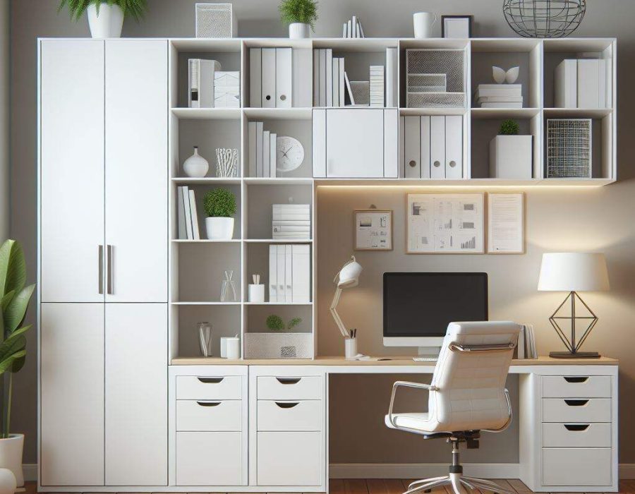 Best white cabinets for your office - At Badger cabinets in Milwaukee, Wisconsin